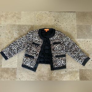 Cheetah puffer jacket